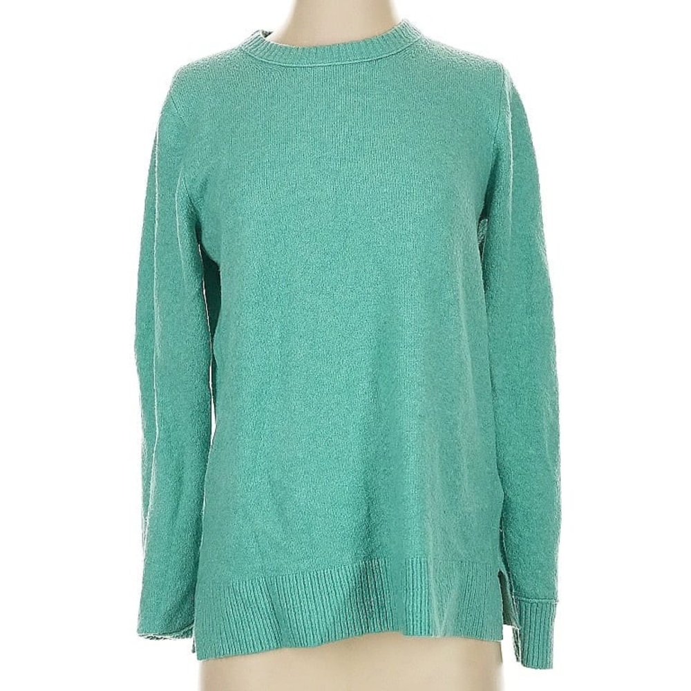 J. Crew Factory Green Crew Neck Sweater